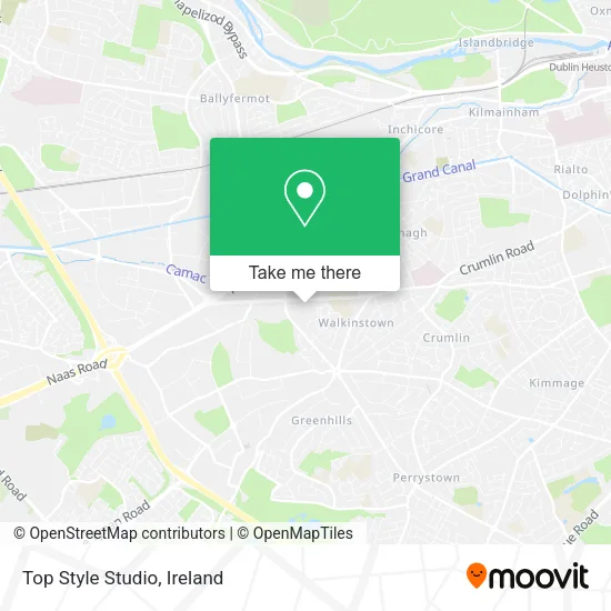 Top Style Studio map