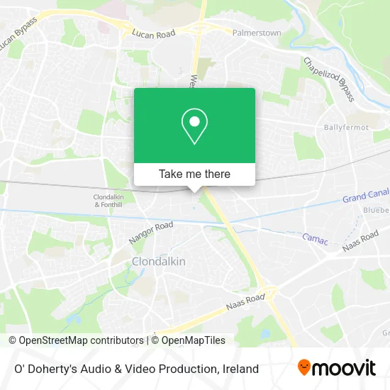 O' Doherty's Audio & Video Production map