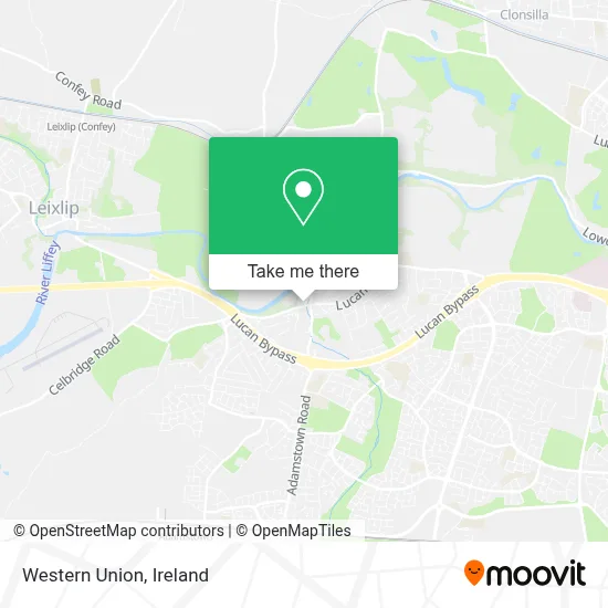 Western Union map