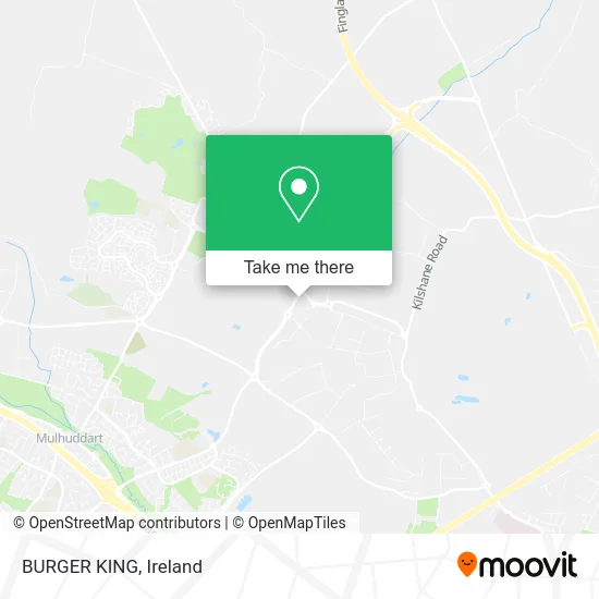 BURGER KING map