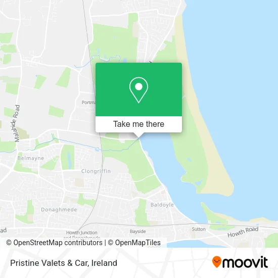 Pristine Valets & Car map