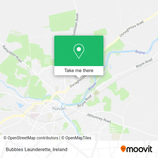 Bubbles Launderette map