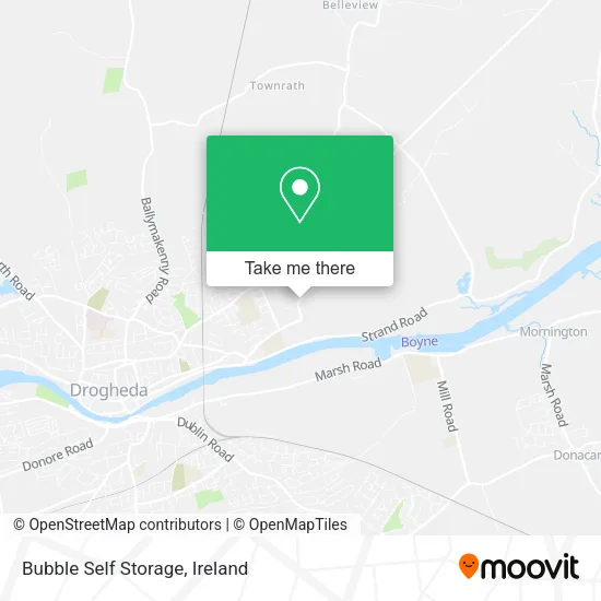 Bubble Self Storage map