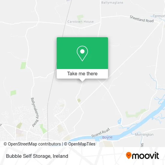 Bubble Self Storage map