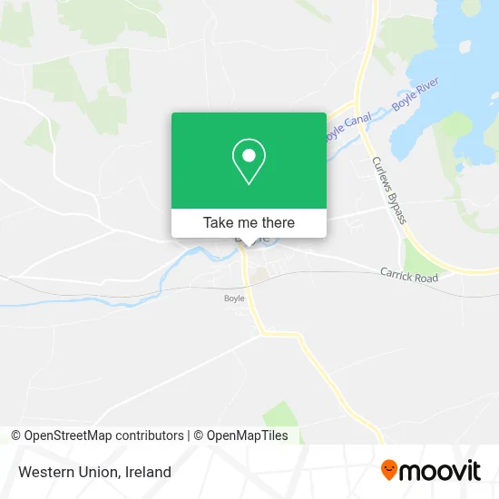 Western Union map