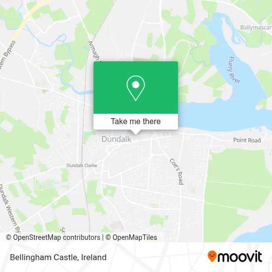 Bellingham Castle map