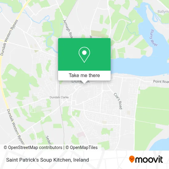 Saint Patrick's Soup Kitchen map