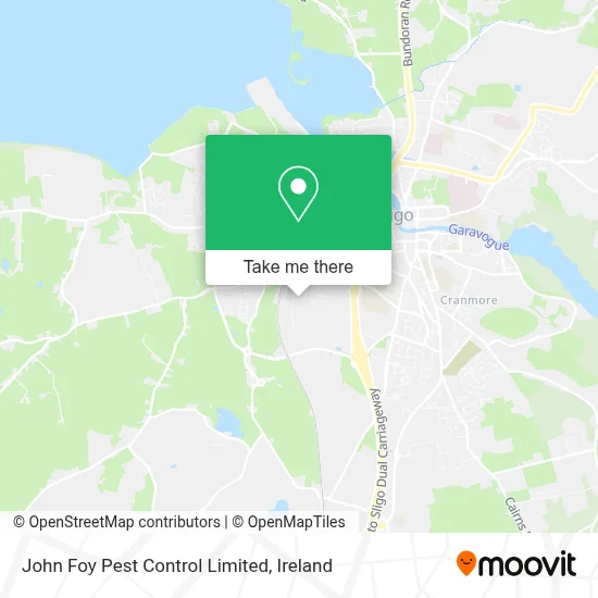 John Foy Pest Control Limited map