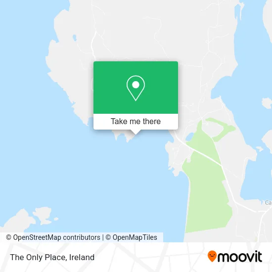 The Only Place map