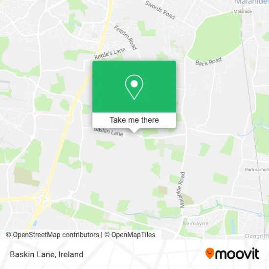 Baskin Lane map