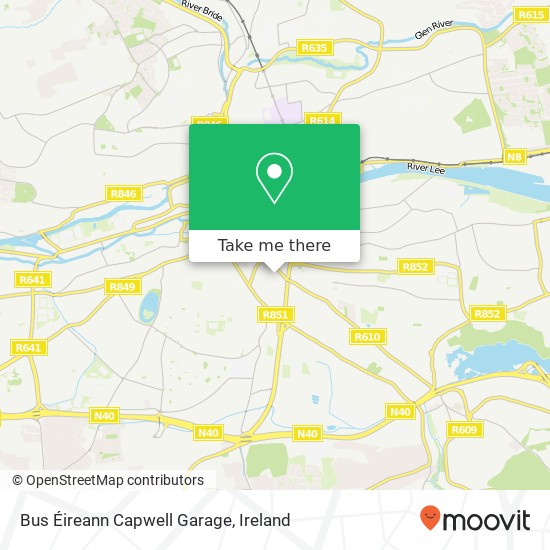 Bus Éireann Capwell Garage plan