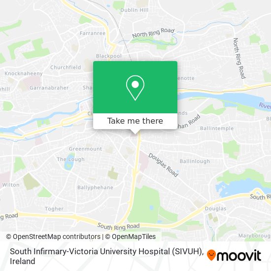 South Infirmary-Victoria University Hospital (SIVUH) map
