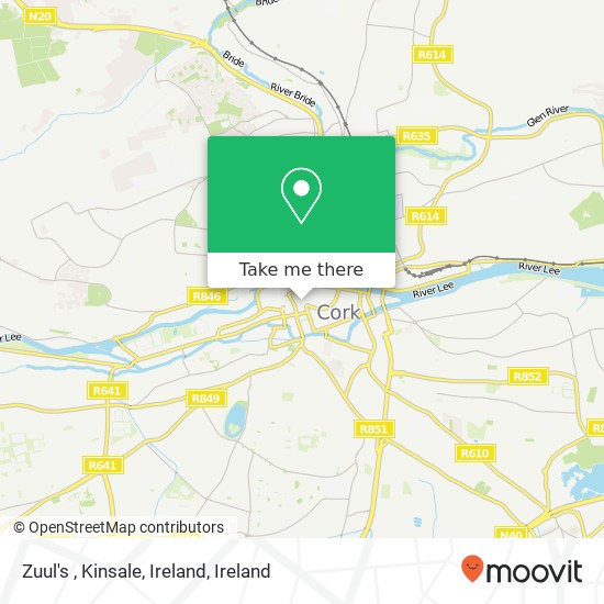 Zuul's , Kinsale, Ireland map
