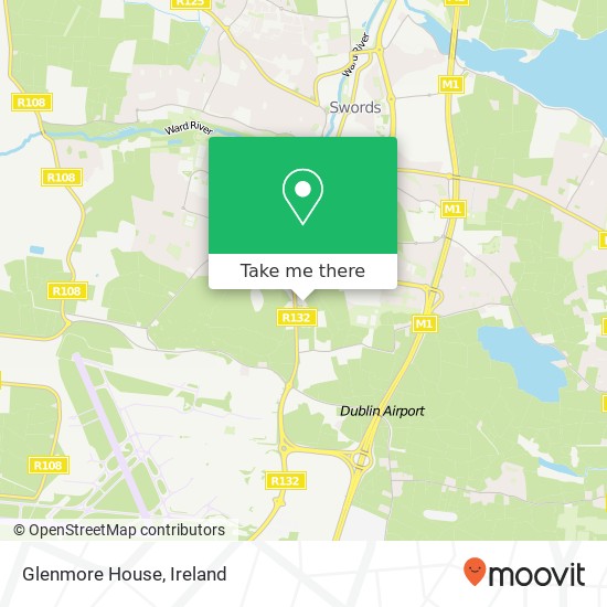 Glenmore House map