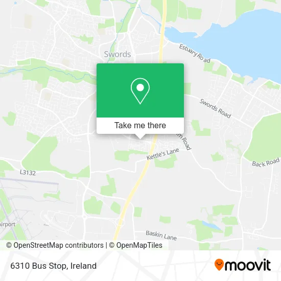6310 Bus Stop map