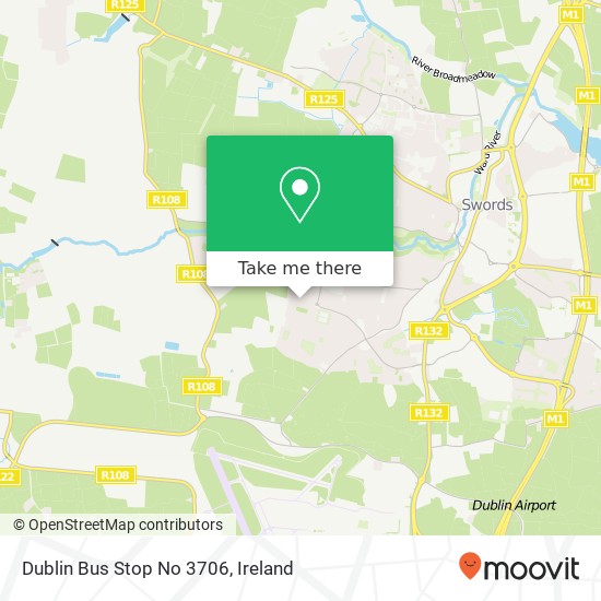 Dublin Bus Stop No 3706 map