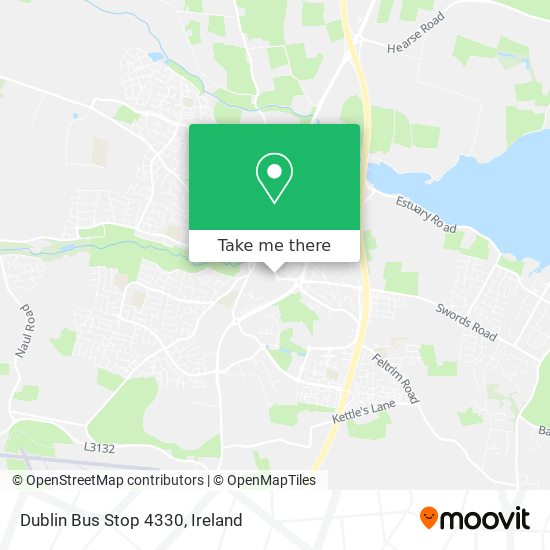 Dublin Bus Stop 4330 map