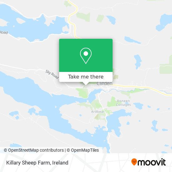 Killary Sheep Farm map