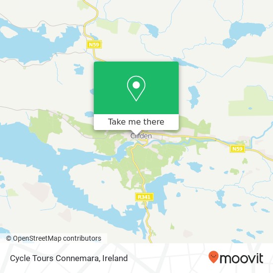 Cycle Tours Connemara map