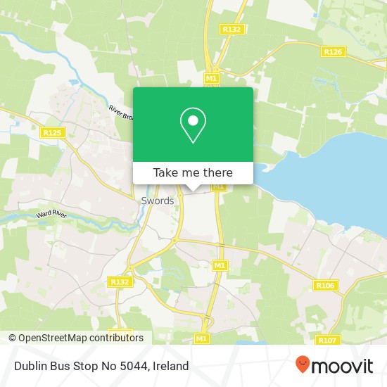 Dublin Bus Stop No 5044 plan