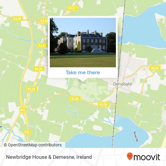 Newbridge House & Demesne map