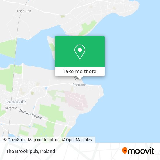 The Brook pub map