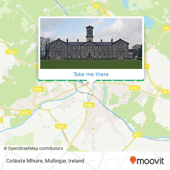 Coláiste Mhuire, Mullingar map