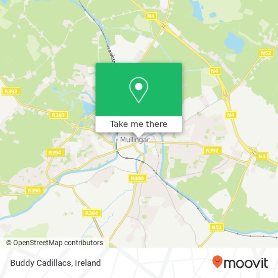 Buddy Cadillacs map