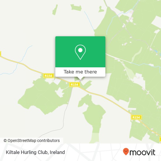 Kiltale Hurling Club map