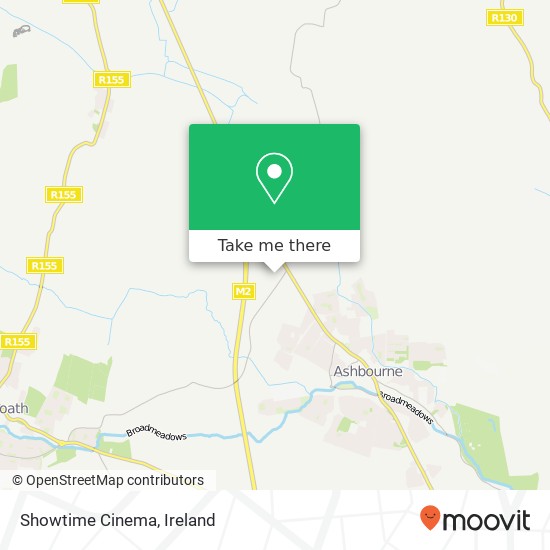 Showtime Cinema map