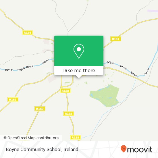 Boyne Community School map