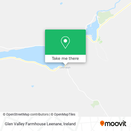 Glen Valley Farmhouse Leenane map