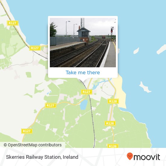 Skerries Railway Station map