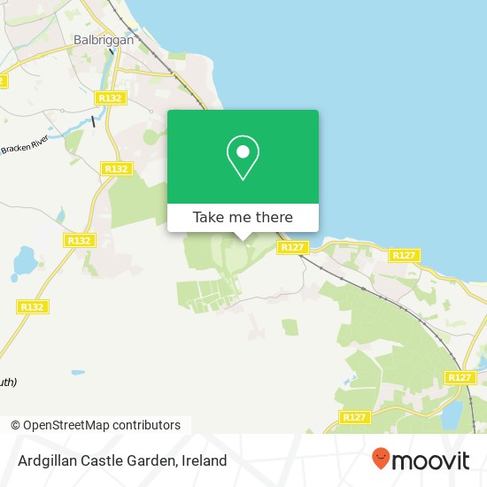 Ardgillan Castle Garden map
