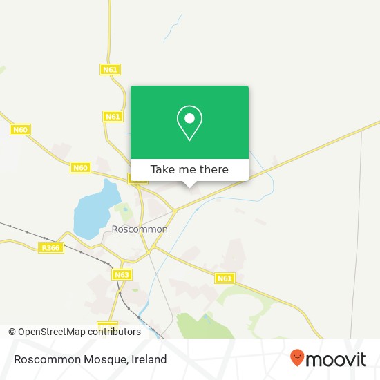 Roscommon Mosque map