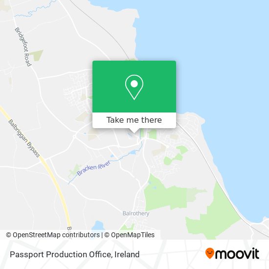 Passport Production Office map