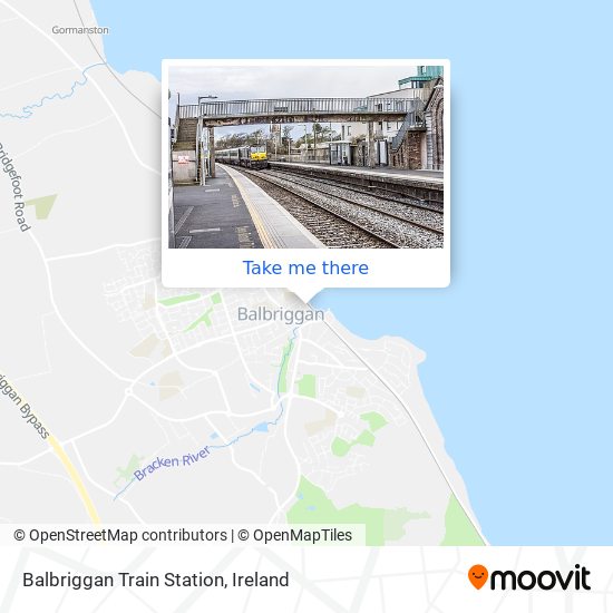 Balbriggan Train Station map