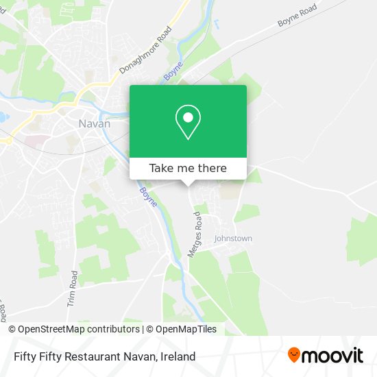 Fifty Fifty Restaurant Navan map