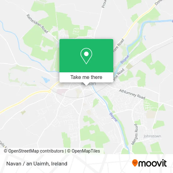 Navan / an Uaimh map