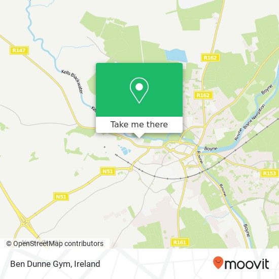Ben Dunne Gym map