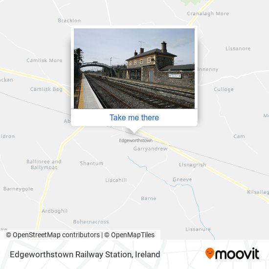 Edgeworthstown Railway Station map
