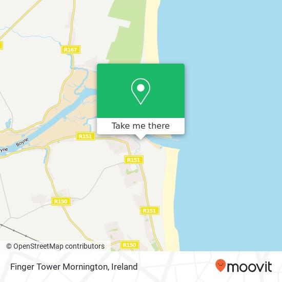 Finger Tower Mornington map