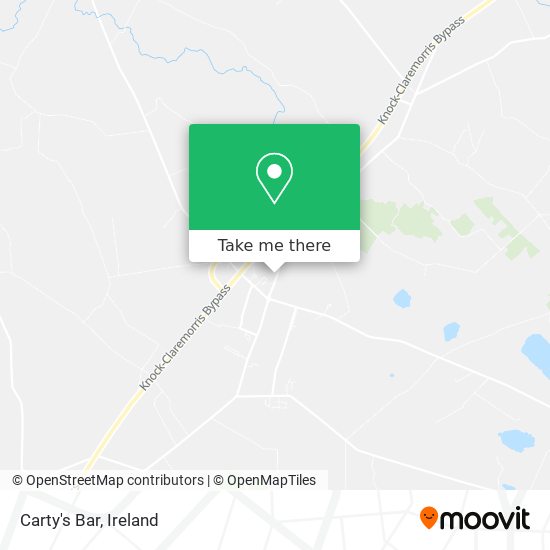 Carty's Bar map