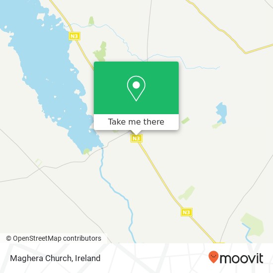 Maghera Church map