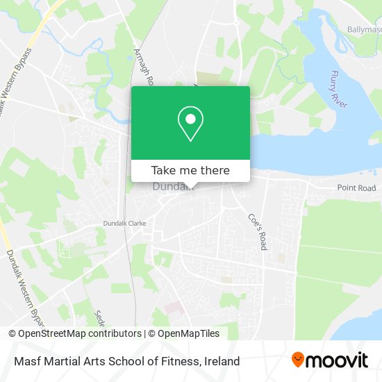 Masf Martial Arts School of Fitness map