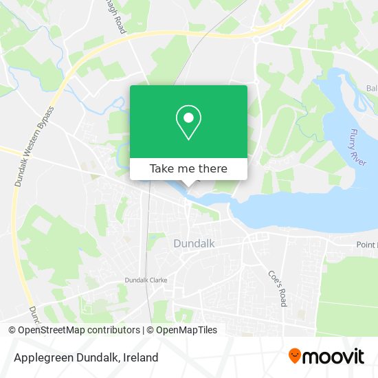Applegreen Dundalk map