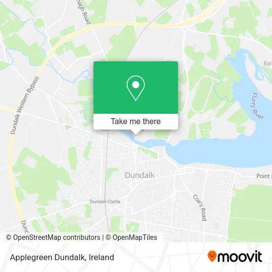 Applegreen Dundalk map
