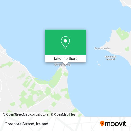 Greenore Strand map