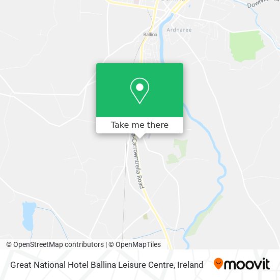 Great National Hotel Ballina Leisure Centre map
