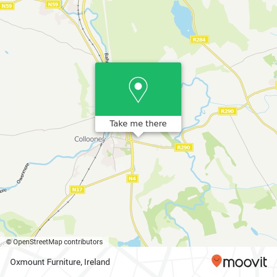 Oxmount Furniture map